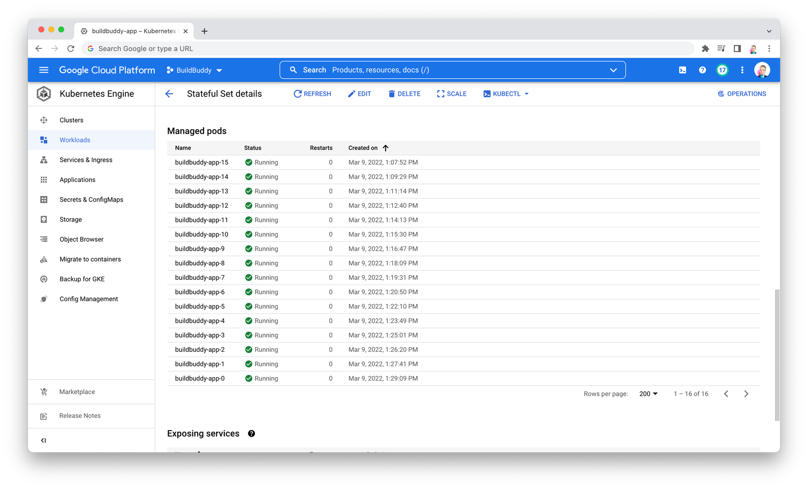 Bazel Vertically and horizontally scalable