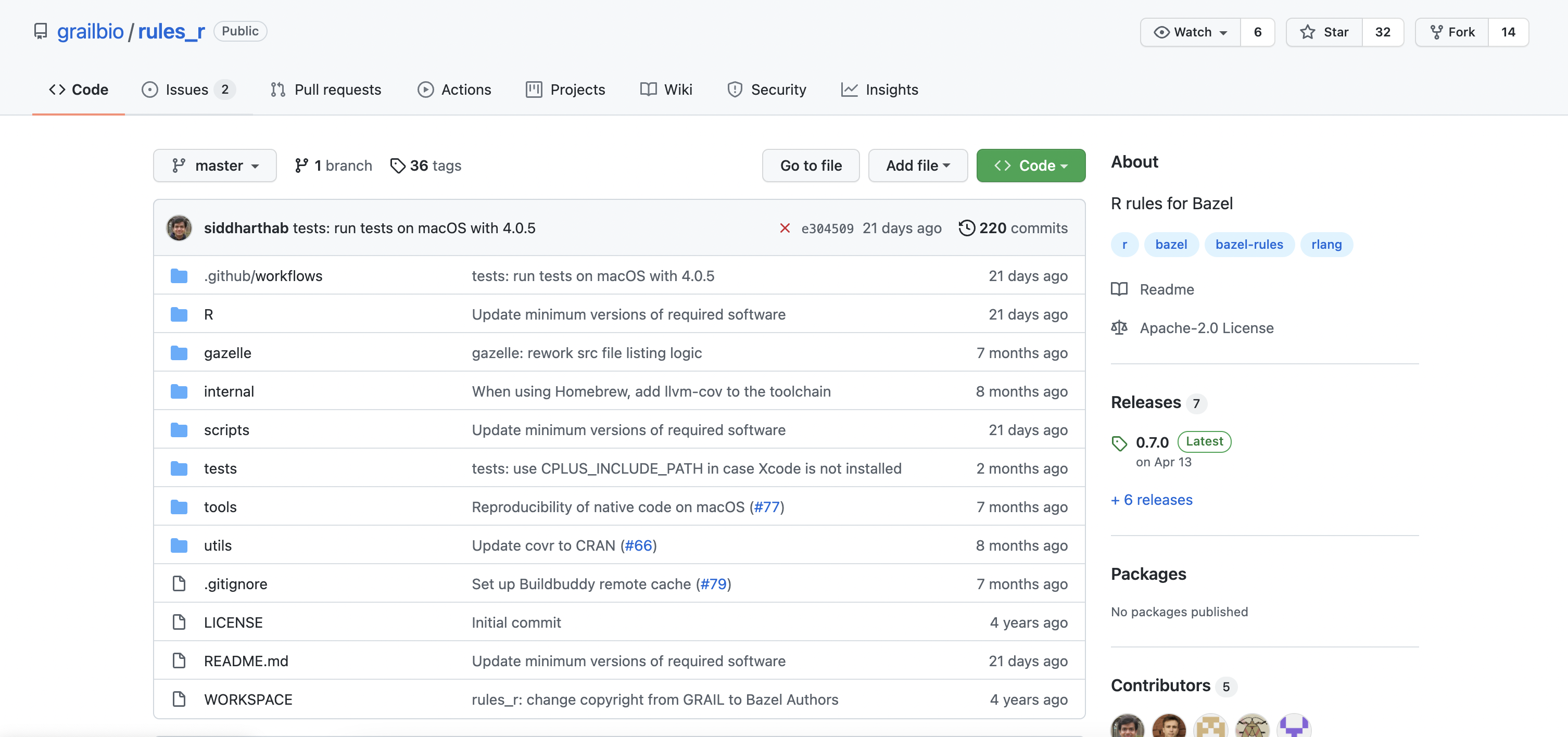 grailbio/rules_r Github Repository Powered By BuildBuddy