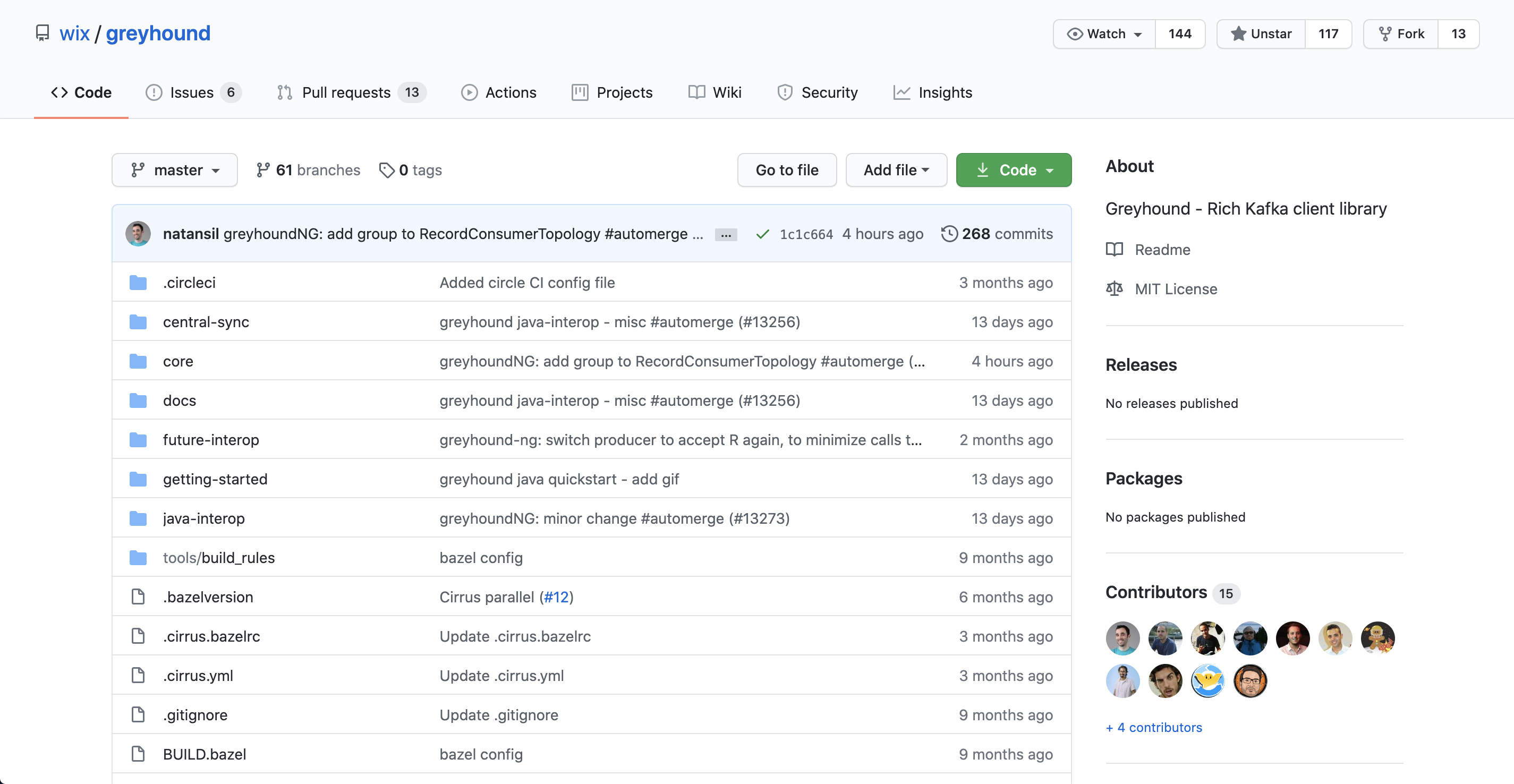 wix/greyhound Github Repository Powered By BuildBuddy